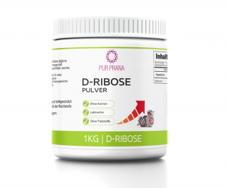 D Ribose Pulver 750g - Pur Prana - Leistung & Energie