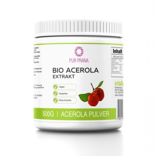 Bio Acerola Extrakt 500g Pulver - Pur Prana - Vitamin C