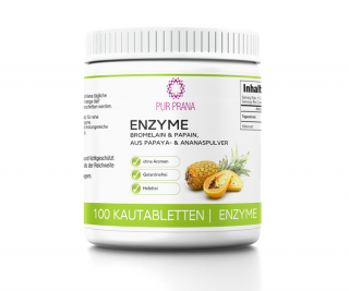 Enzyme 100 Kautabletten, Pur Prana