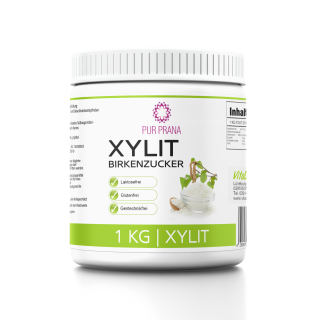 Xylit Birkenzucker xylitol 1kg, Pur Prana